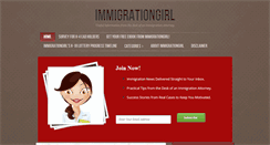 Desktop Screenshot of immigrationgirl.com